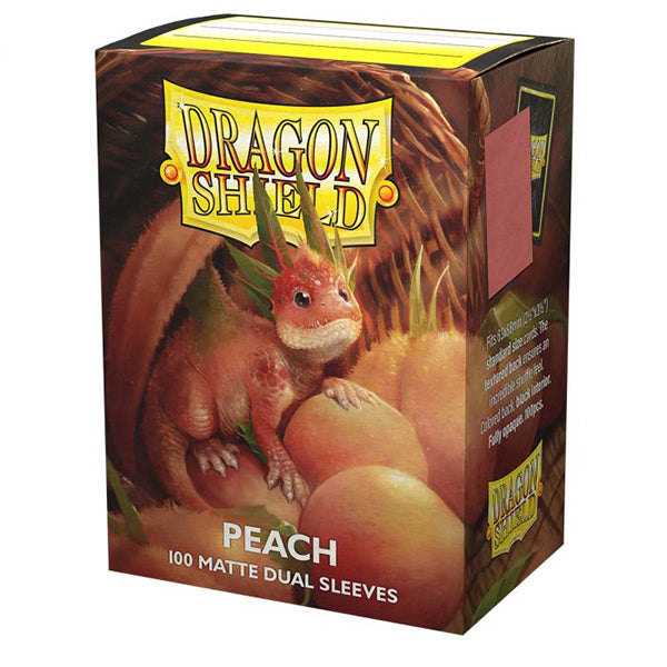 Dragon Shield Sleeves: Standard Dual Matte Peach 100CT