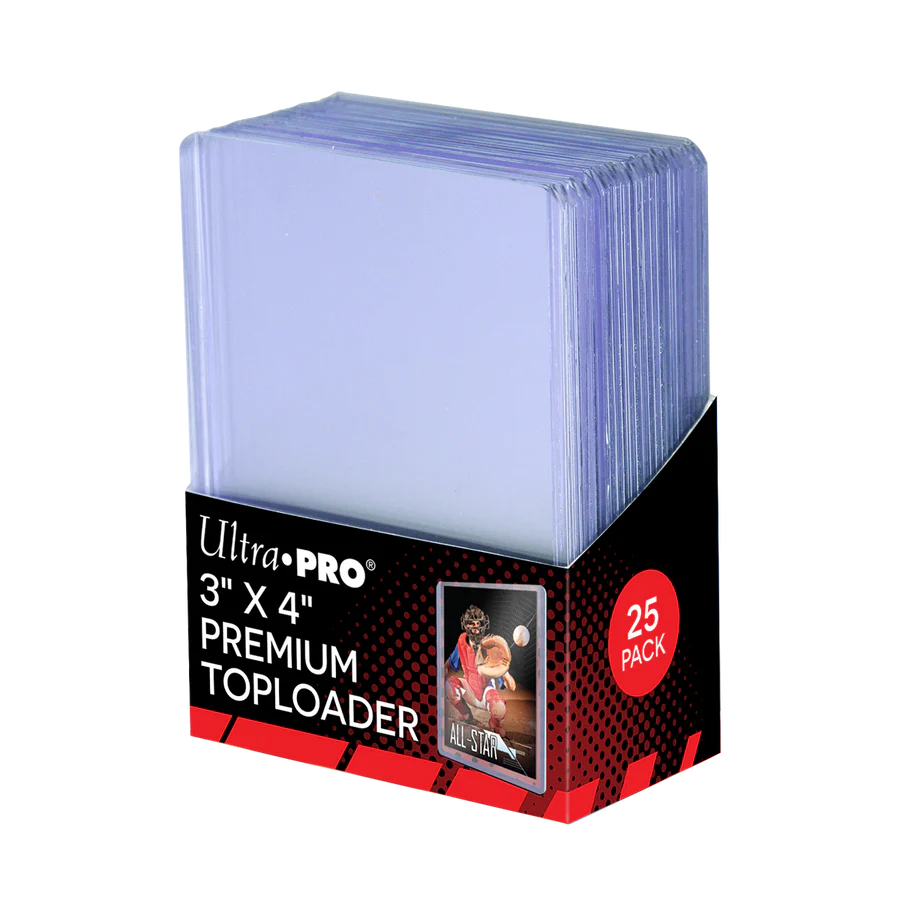 Up 3" x 4" Ultra Clear Premium Toploaders (25ct)