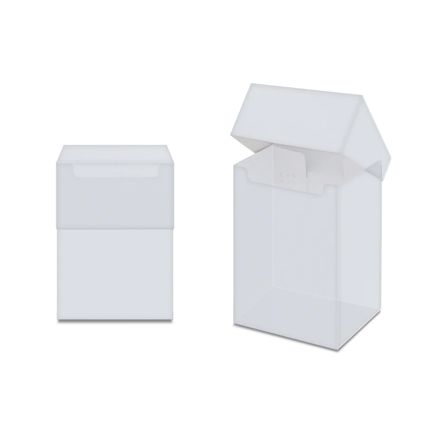 Up Solid Color Deck Box Clear