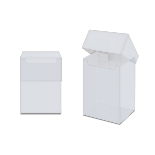 Up Solid Color Deck Box Clear