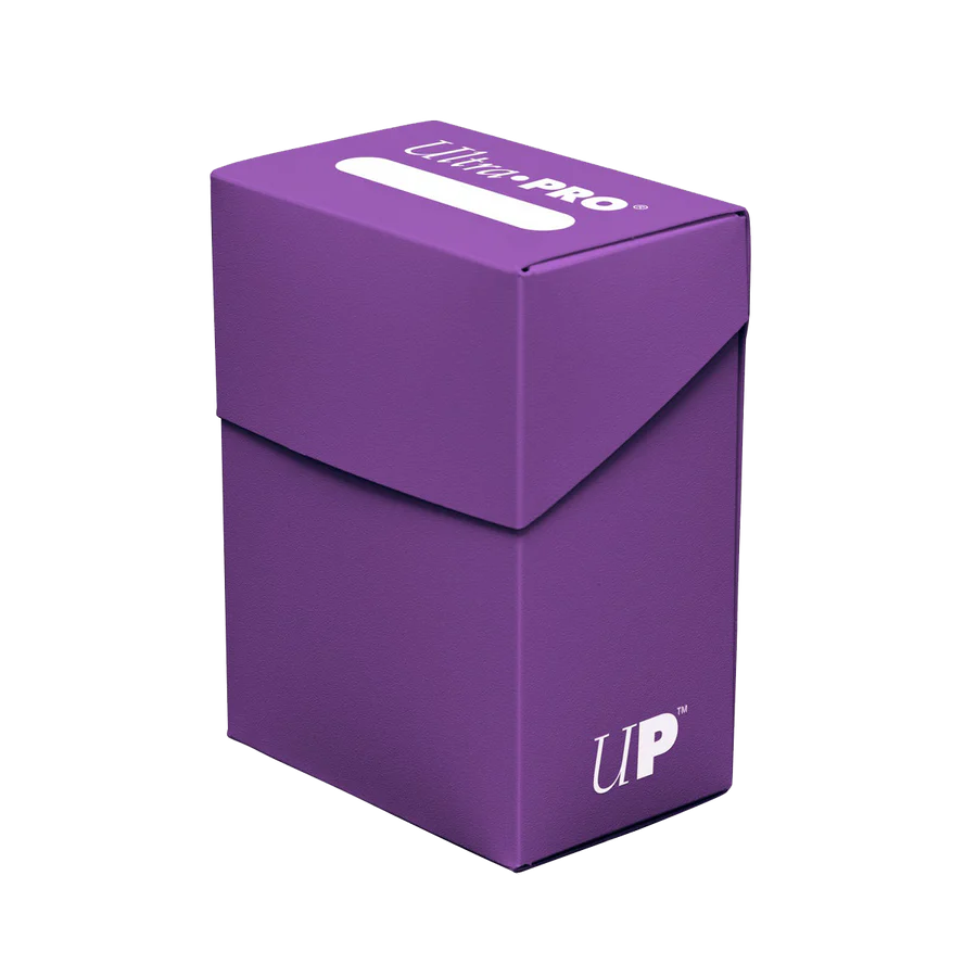 Up Solid Color Deck Box Purple