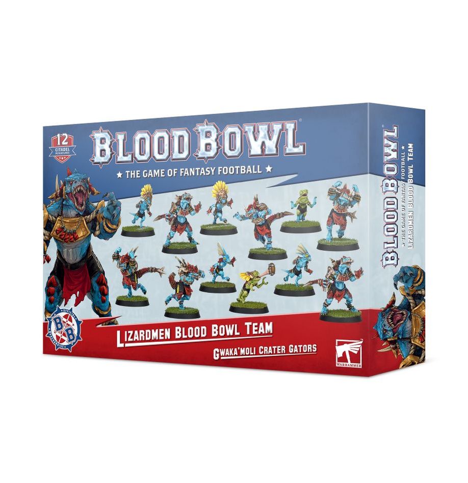 Warhammer: Lizardmen Blood Bowl Team - Gwaka'Moli Crater Gators