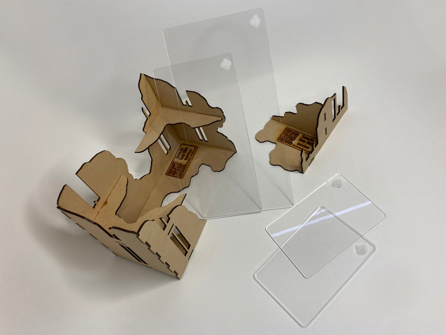 Acrylic Bases for Games Workshop Terrain - Full Set