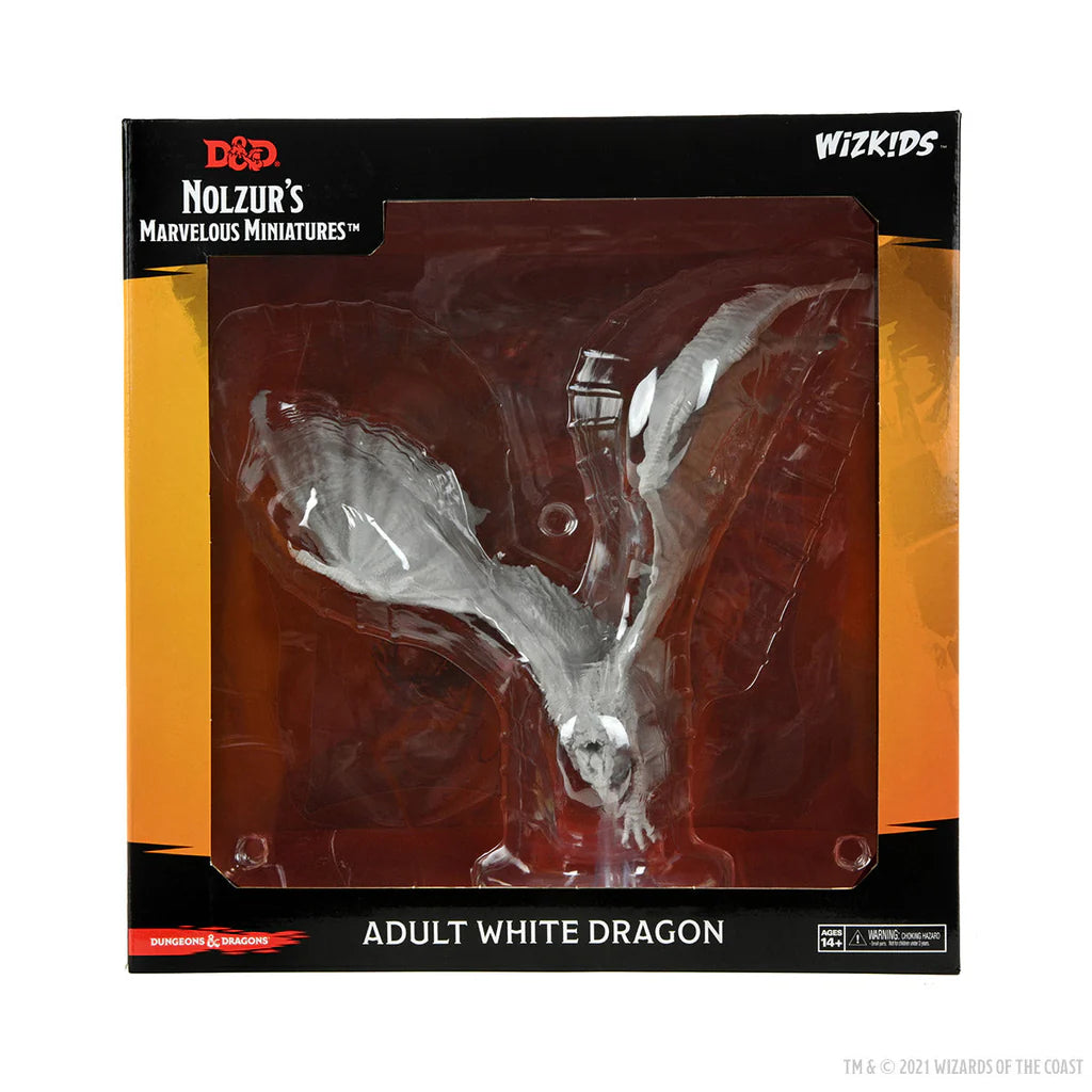 D&D Nolzur's Marvelous Miniatures: Unpainted Minis- Wave 15- Adult White Dragon