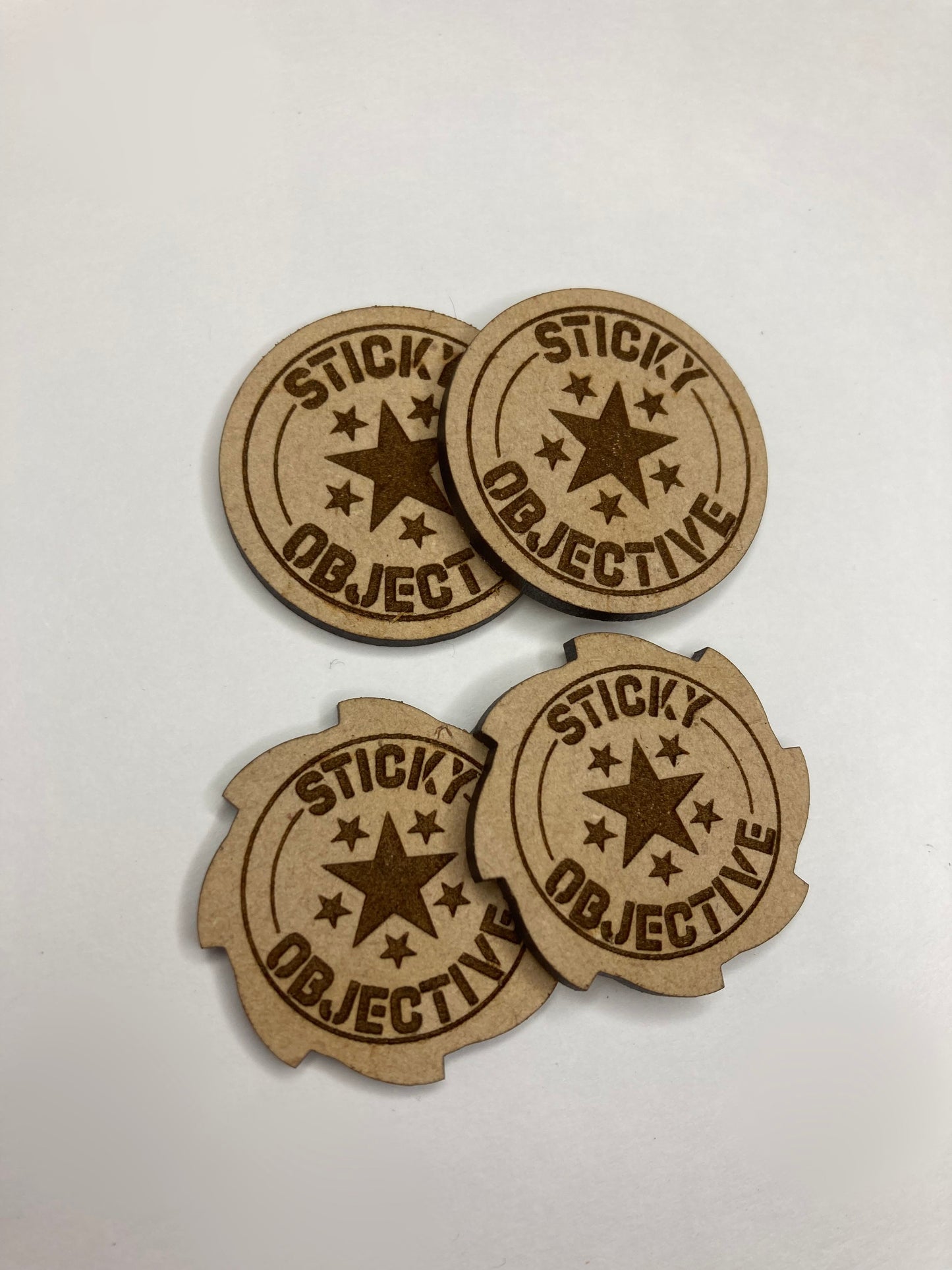 Sticky Objective Token - Star - MDF