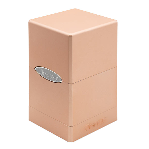 Up Classic Satin Tower Deck Box Metallic Rose Gold