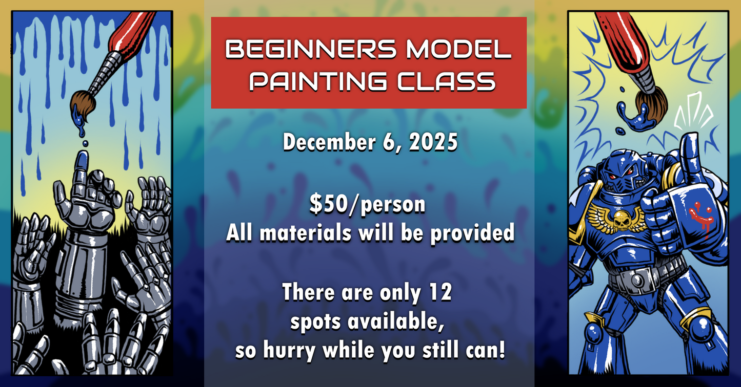 Painting Class at The Game Station