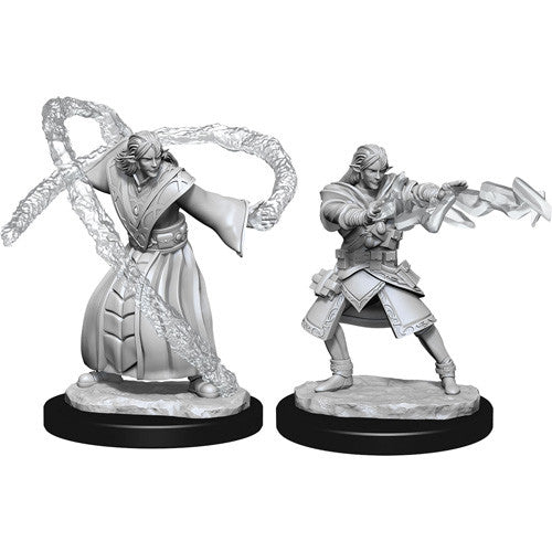 D&D Nolzur's Marvelous Miniatures: Unpainted Minis- Wave 13- Elf Wizard Male