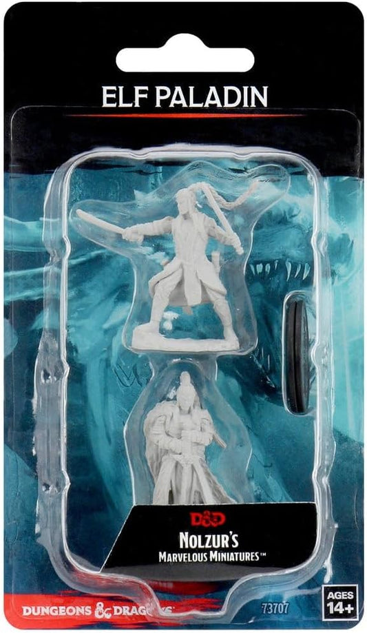 D&D Nolzur's Marvelous Miniatures: Unpainted Minis- Wave 9- Male Elf Paladin