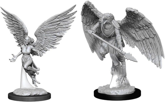 D&D Nolzur's Marvelous Miniatures: Unpainted Minis- Wave 11- Harpy & Aarakocra