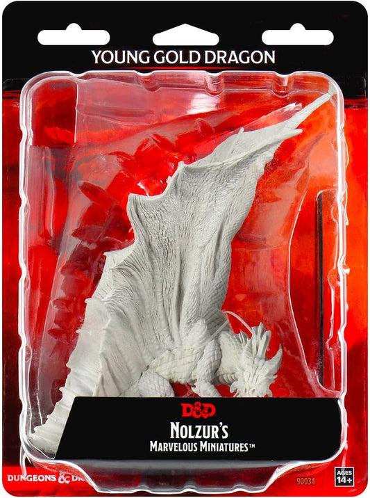 D&D Nolzur's Marvelous Miniatures: Unpainted Minis- Wave 11- Young Gold Dragon