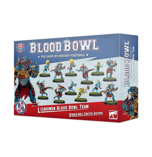 Warhammer: Lizardmen Blood Bowl Team - Gwaka'Moli Crater Gators