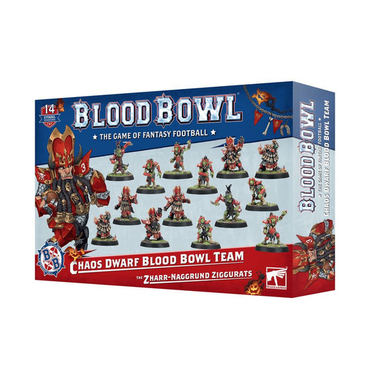 Warhammer: Chaos Dwarf Blood Bowl Team - The Zharr-Naggrund Ziggurats
