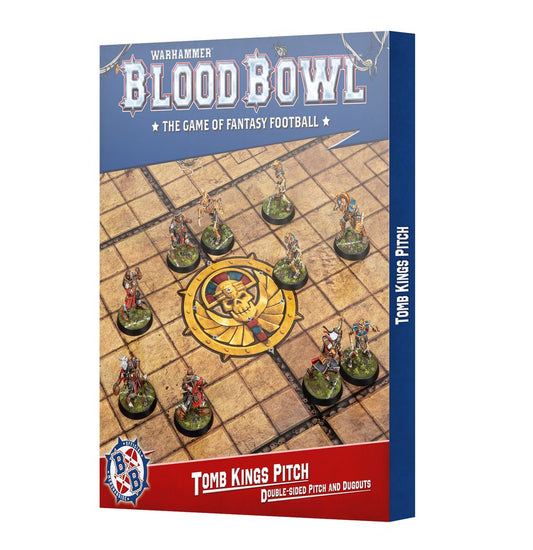 Warhammer: Blood Bowl - Tomb Kings Pitch: Double-Sided Pitch and Dugouts