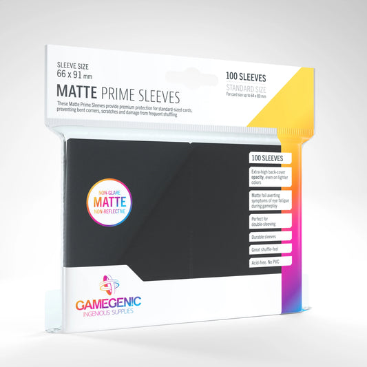 MATTE Prime Sleeves: Black