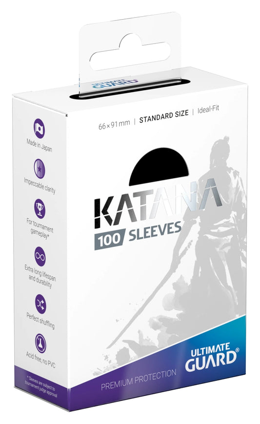Card Sleeves:  Katana Sleeves Standard Size- Black (100ct)