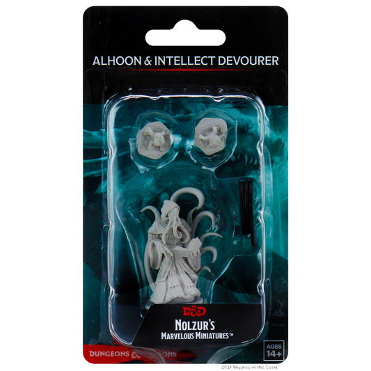 D&D Nolzur's Marvelous Miniatures: Unpainted Minis- Wave 13- Alhoon & Intellect Devourers