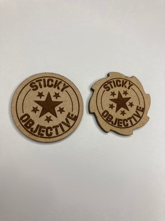Sticky Objective Token - Star - MDF