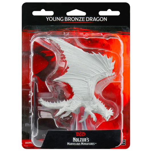 D&D Nolzur's Marvelous Miniatures: Unpainted Minis- Wave 9- Young Bronze Dragon