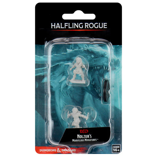 D&D Nolzur's Marvelous Miniatures: Unpainted Minis- Wave 1- Halfling Female Rogue