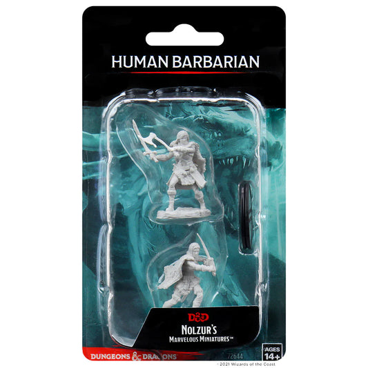 D&D Nolzur's Marvelous Miniatures: Unpainted Minis- Wave 1- Human Female Barbarian