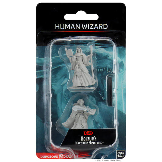 D&D Nolzur's Marvelous Miniatures: Unpainted Minis- Wave 1- Human Female Wizard