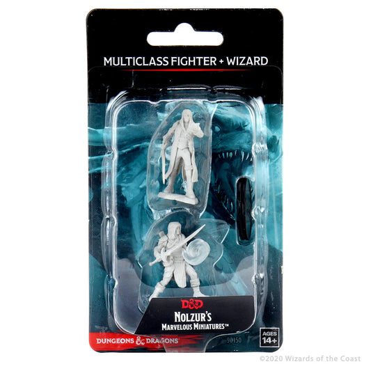 D&D Nolzur's Marvelous Miniatures: Unpainted Minis- Wave 13- Multiclass Fighter + Wizard Male