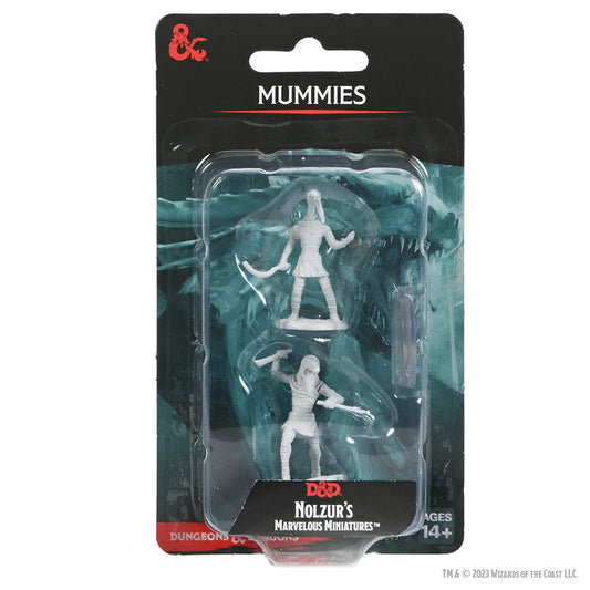 D&D Nolzur's Marvelous Miniatures: Unpainted Minis- Wave 21- Mummies