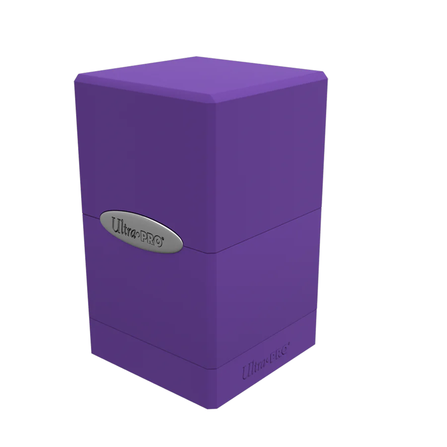 Up Classic Satin Tower Deck Box Royal Purple