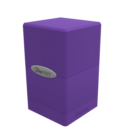 Up Classic Satin Tower Deck Box Royal Purple