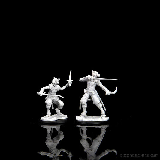 D&D Nolzur's Marvelous Miniatures: Unpainted Minis- Wave 7- Male Tabaxi Rogue