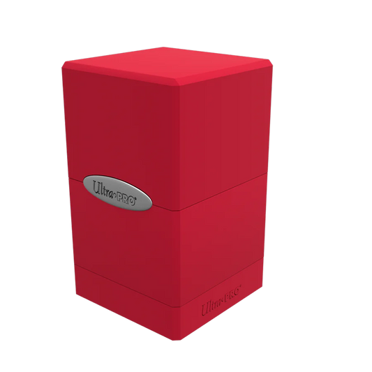 Up Classic Satin Tower Deck Box Apple Red