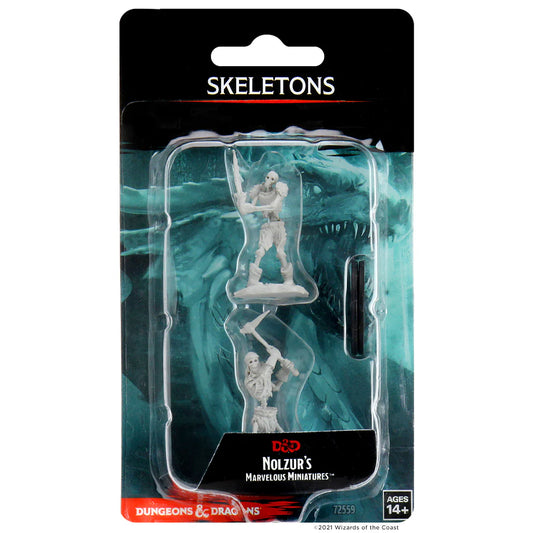 D&D Nolzur's Marvelous Miniatures: Unpainted Minis- Wave 1- Skeletons