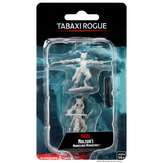D&D Nolzur's Marvelous Miniatures: Unpainted Minis- Wave 9- Female Tabaxi Rogue