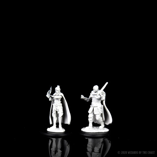 D&D Nolzur's Marvelous Miniatures: Unpainted Minis- Wave 8- Human Ranger & Moon Elf Sorcerer