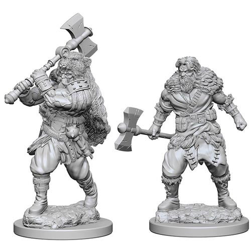 D&D Nolzur's Marvelous Miniatures: Unpainted Minis- Wave 1- Human Male Barbarian