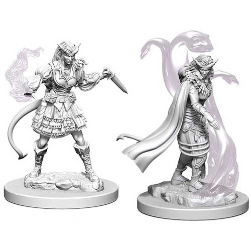 D&D Nolzur's Marvelous Miniatures: Unpainted Minis- Wave 4- Tiefling Female Sorcerer