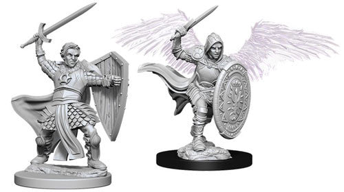 D&D Nolzur's Marvelous Miniatures: Unpainted Minis- Wave 5- Aasimar Male Paladin