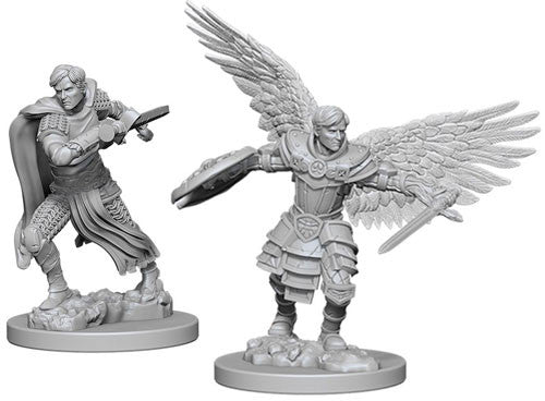 D&D Nolzur's Marvelous Miniatures: Unpainted Minis- Wave 6- Male Aasimar Fighter
