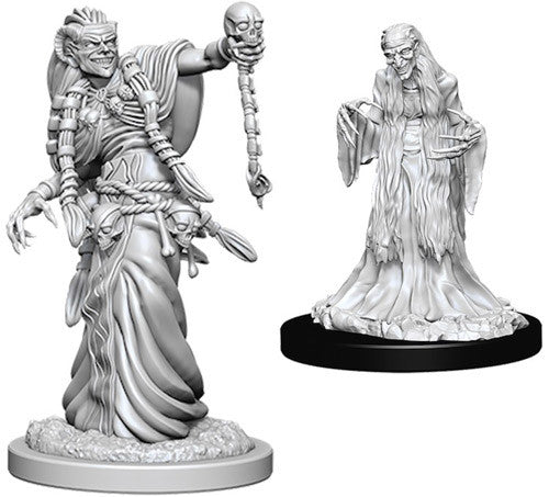 D&D Nolzur's Marvelous Miniatures: Unpainted Minis- Wave 6- Green Hag & Night Hag
