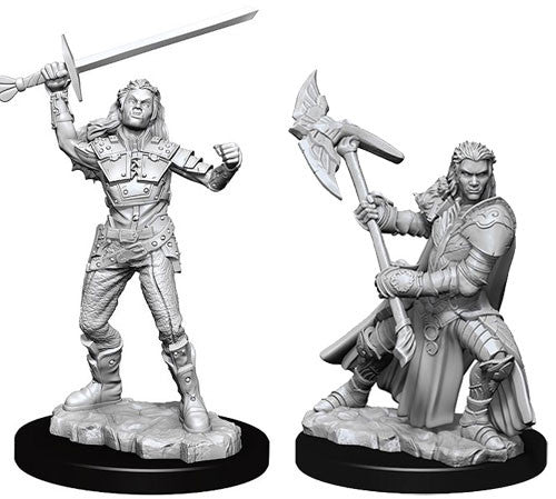 D&D Nolzur's Marvelous Miniatures: Unpainted Minis- Wave 7- Female Half-Orc Fighter
