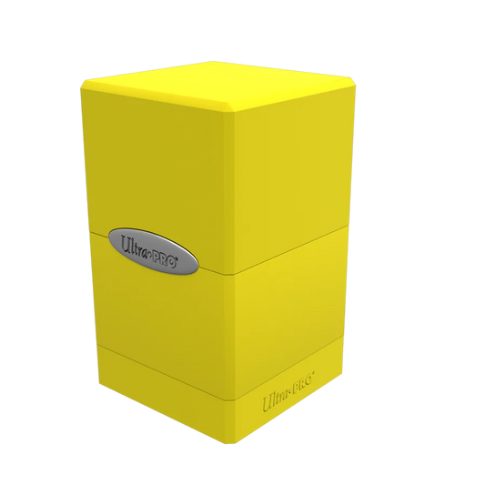 Up Classic Satin Tower Deck Box Lemon Yellow