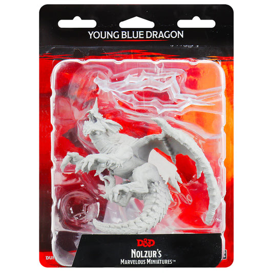 D&D Nolzur's Marvelous Miniatures: Unpainted Minis- Wave 8- Young Blue Dragon