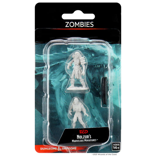 D&D Nolzur's Marvelous Miniatures: Unpainted Minis- Wave 1- Zombies